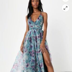 Lulu's Romance That Wows Maxi Dress